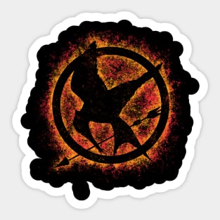 Burning Mockingjay Sticker